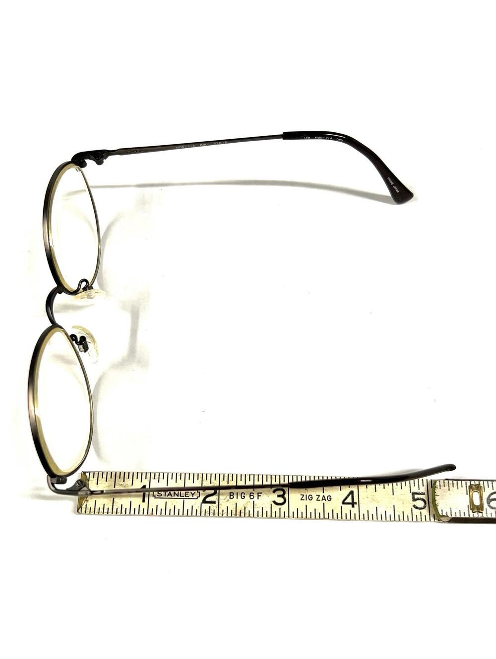 Tiara Eyeglasses Mod-714 DBU 53-16-140 FRAMES ONLY Metal Made In Japan - Picture 12 of 15